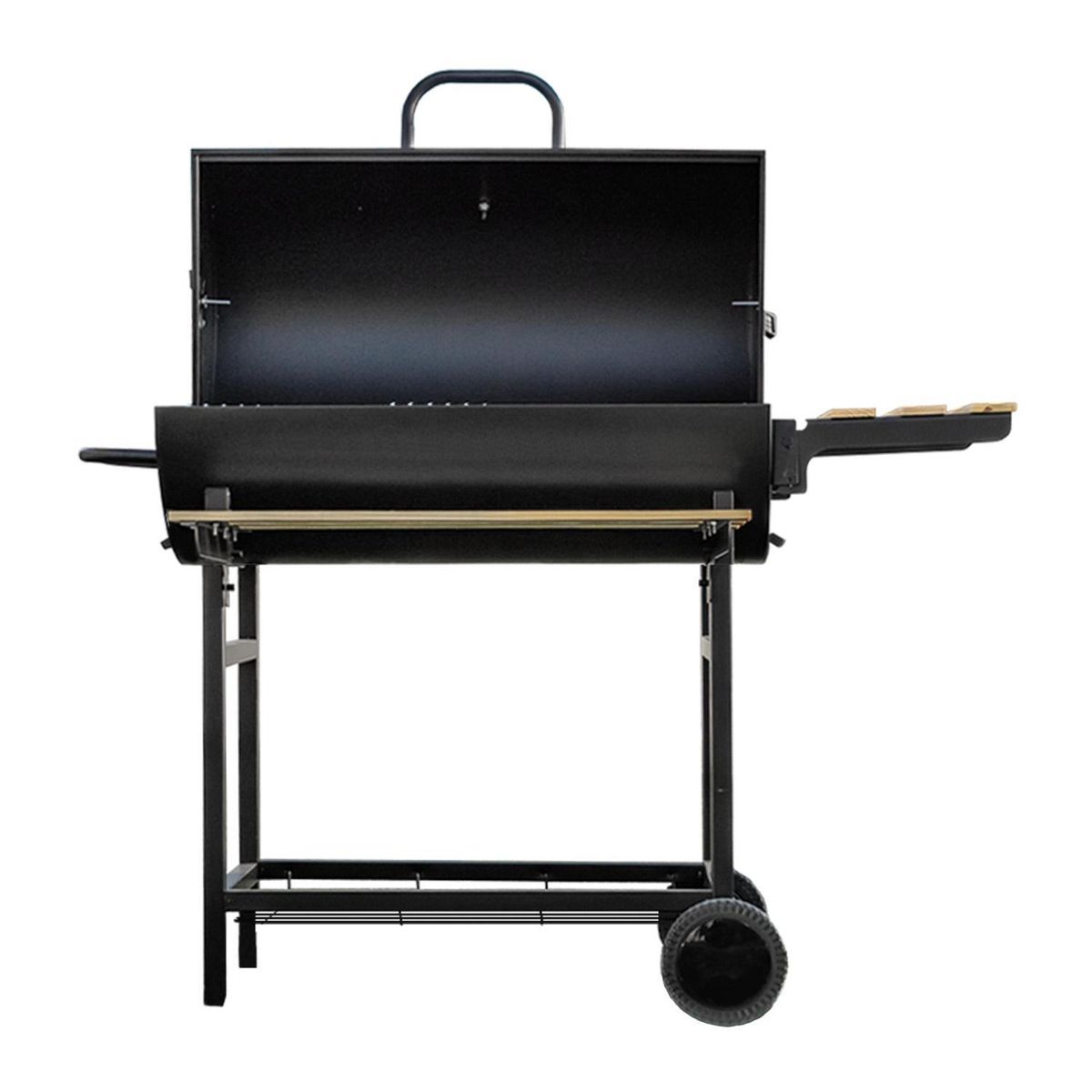 ALCAZAR - Parrilla a Carbón 2 Bandejas Laterales Acero