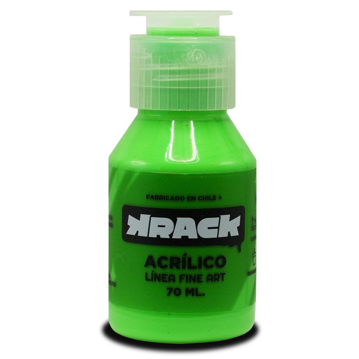 KRACK - Acrílico Flúor Verde 0.07 l
