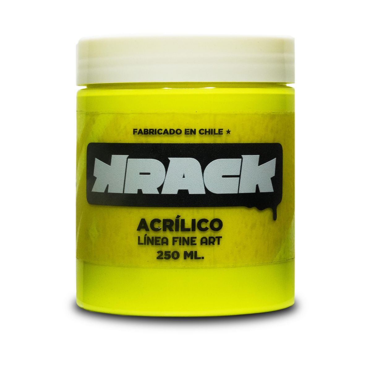 KRACK - Acrílico Flúor Amarillo Chaleco 0.25 l