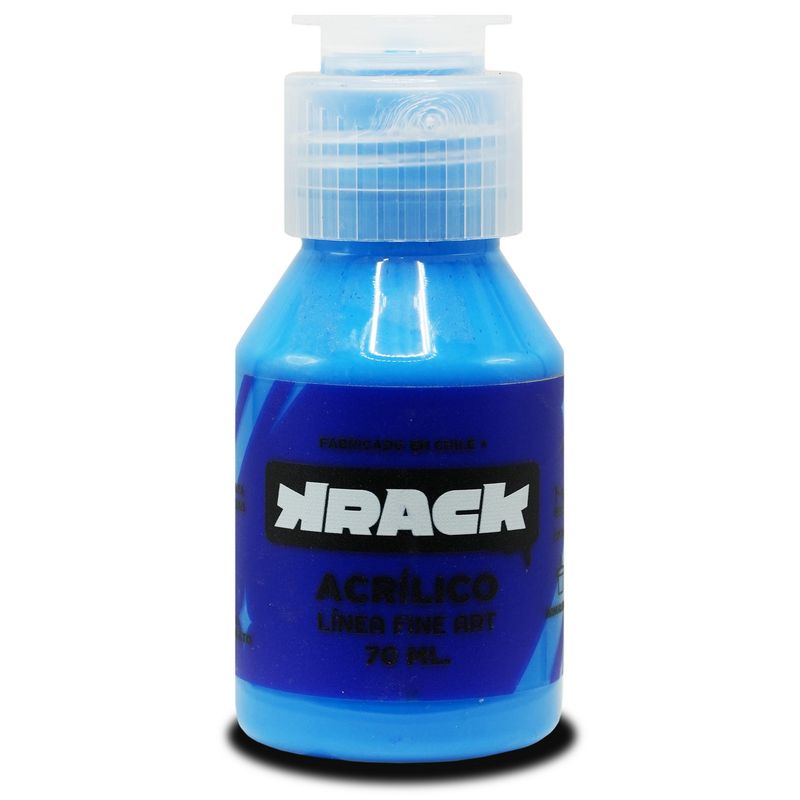 KRACK - Acrílico Flúor  Flúor Azul Laser 70 ml
