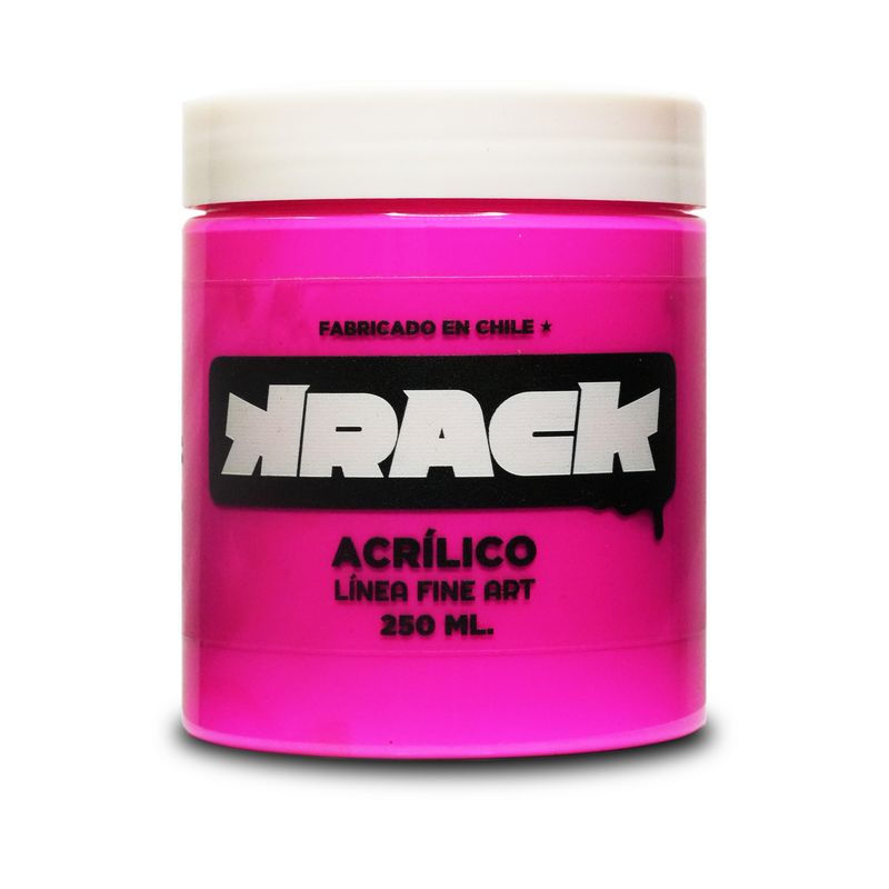 KRACK - Acrílico Flúor Rosa 250 ml