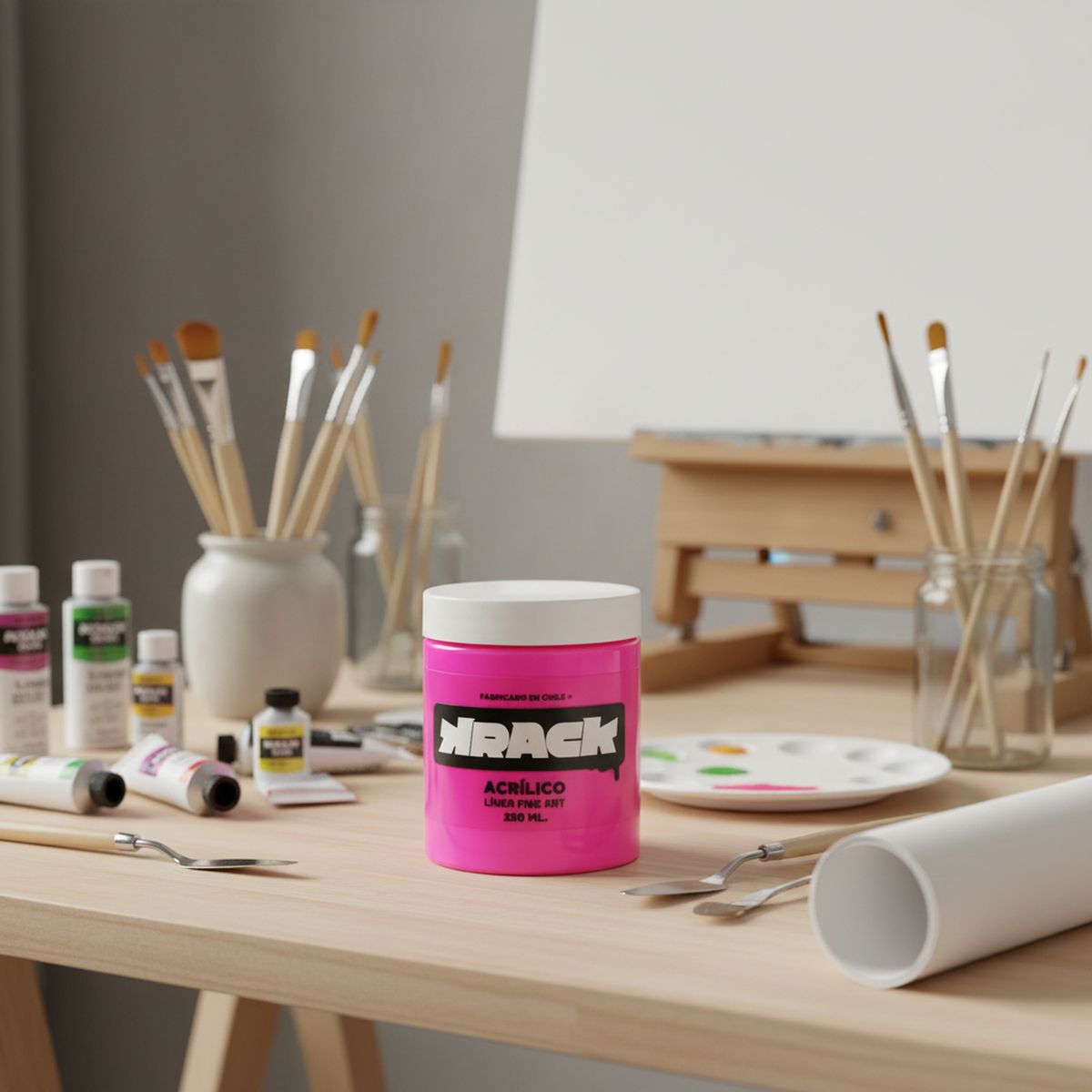 KRACK - Acrílico Flúor Rosa 0.25 l