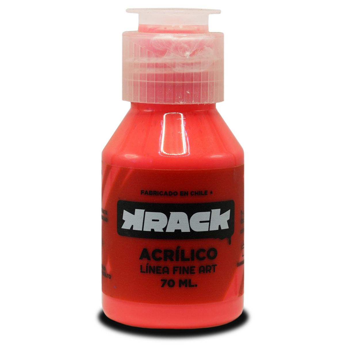 KRACK - Acrílico Flúor Rojo Ñachi 0.07 l