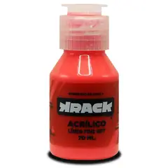 KRACK - Acrílico Flúor Rojo Ñachi 70 ml