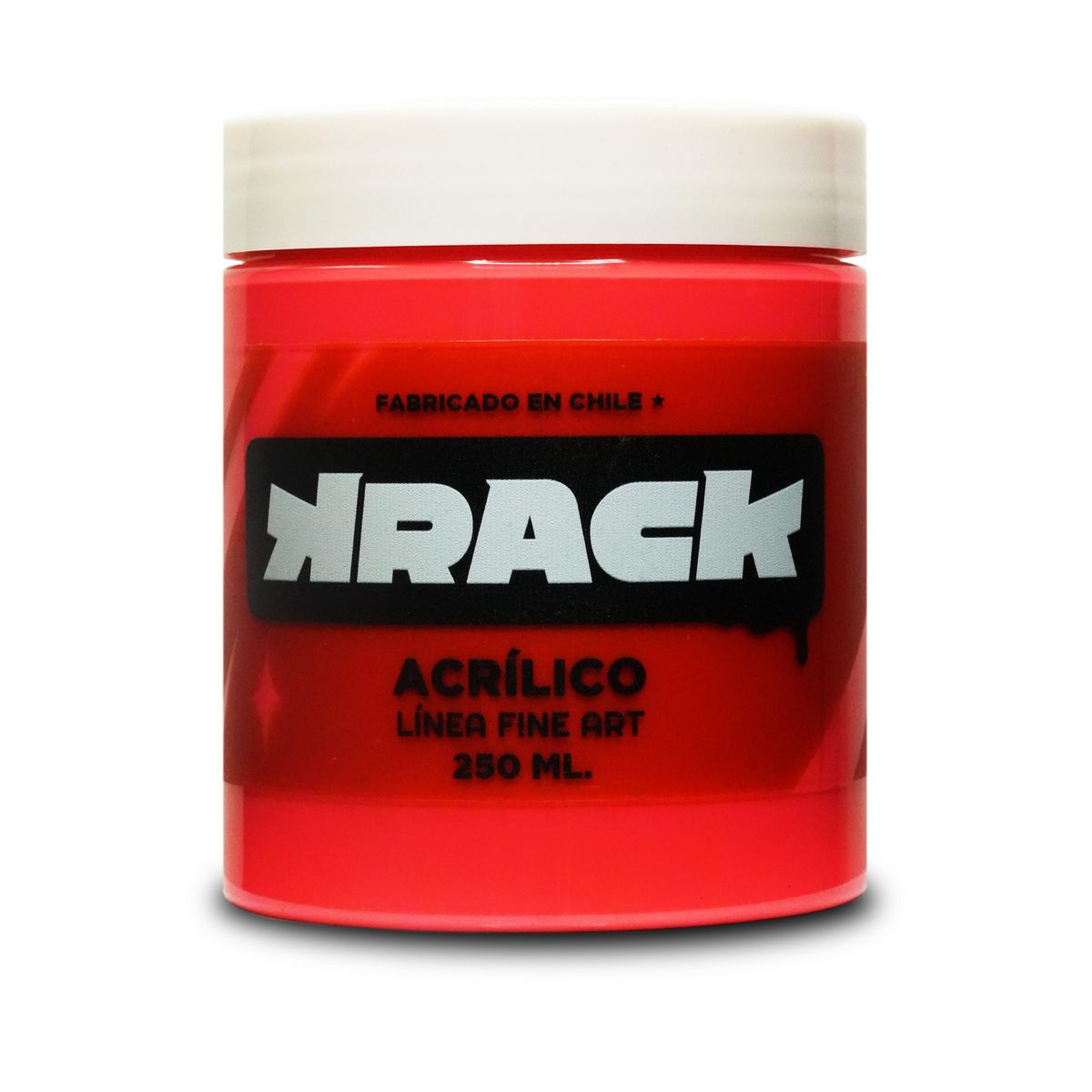KRACK - Acrílico Flúor Rojo 0.25 l