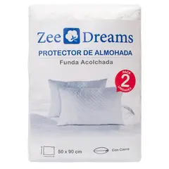 ZEE DREAMS - Pack 2 Protector Almohada 50X90 Cm