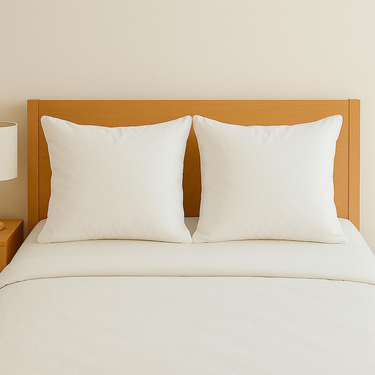 ZEE DREAMS - Pack 2 Almohadas de Microfibra para Dormir 50x70 cm