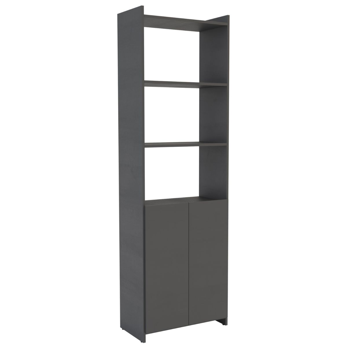 ONESSTA - Librero MDP 5 Nivel(es) 57x183x30 cm Gris