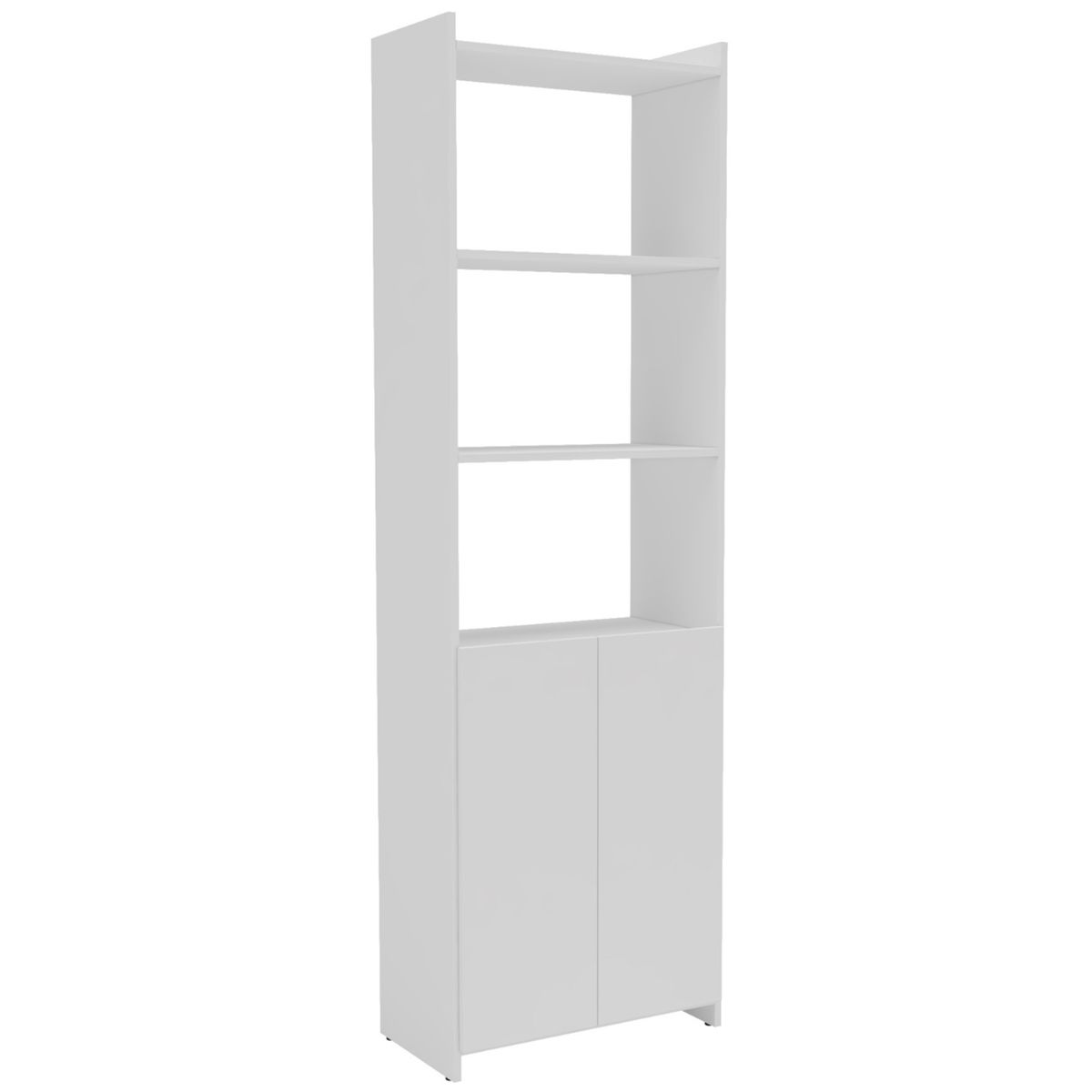 ONESSTA - Librero MDP 5 Nivel(es) 57x183x30 cm Blanco