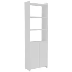 ONESSTA - Librero MDP 5 Nivel(es) 57x183x30 cm Blanco
