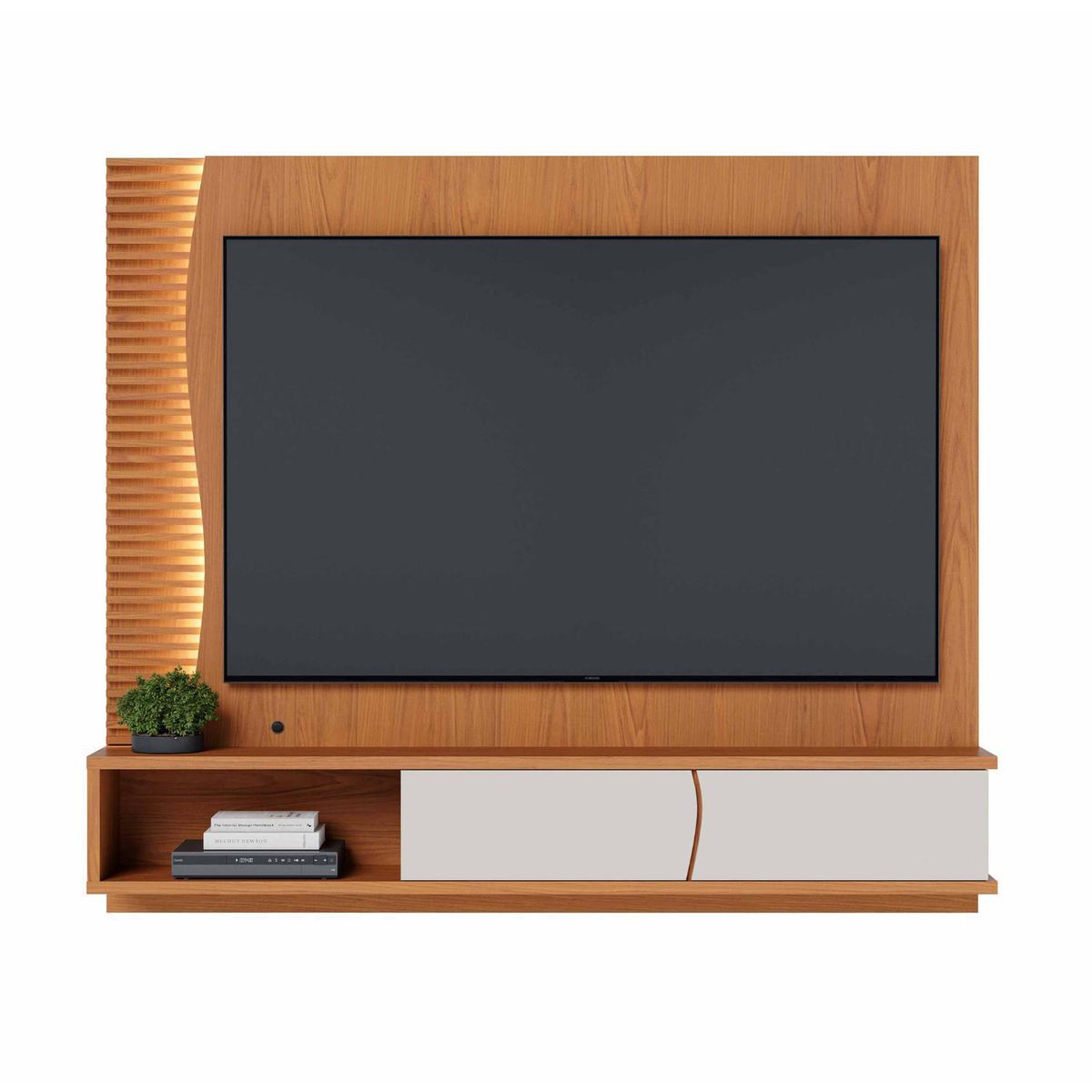 ONESSTA - Home 65 " Egeu Freijo/OFF White 179x155x30.5 cm