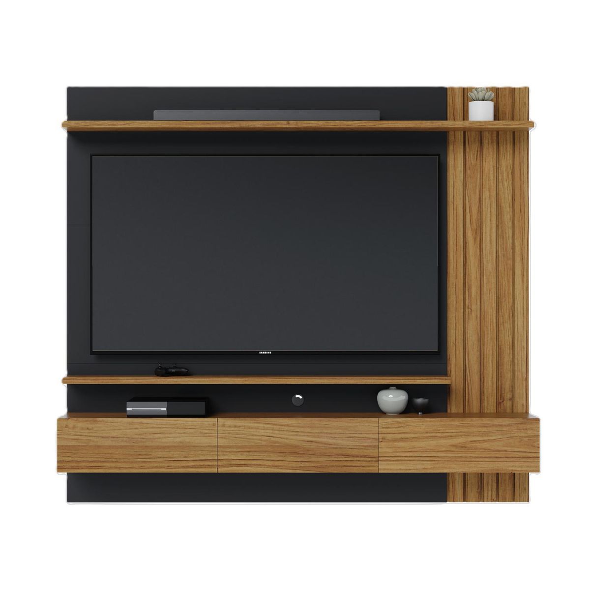 ONESSTA - Home 70 " Juriti Noce/preto 180x162x32.8 cm