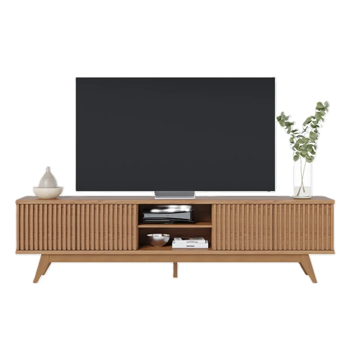 ONESSTA - Rack TV 75 " Fortaleza Freijo/freijo 218x57x40 cm