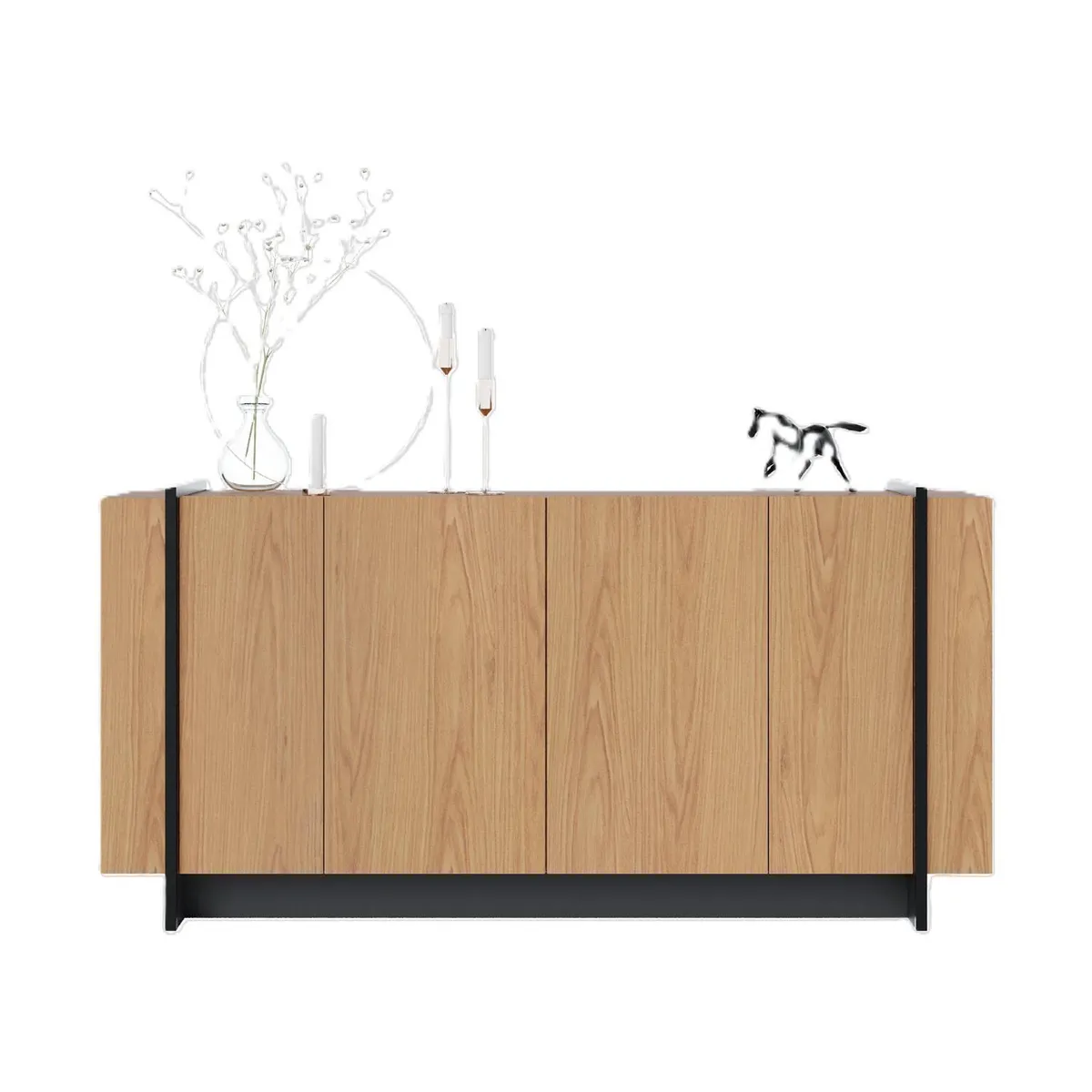 ONESSTA - Buffet Copacabana Freijo/Preto 42.5x160x79.7 cm