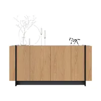 Buffet Copacabana Freijo/Preto 42.5x160x79.7 cm