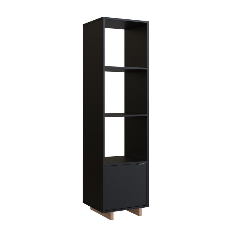 BE DESIGN - Estante MDP Nivel(es) 39.2x163.5x36 cm Negro