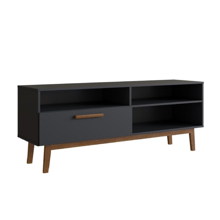 Rack TV 55 " Negro 136x58.8x37.7 cm