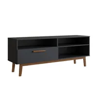Rack TV 55 "" B118.026 Negro 136x58.8x37.7 cm