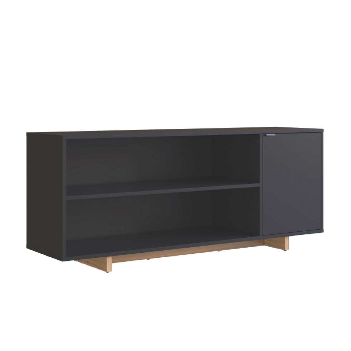 BE DESIGN - Rack TV 50 " B75.088 Negro 135x56x36 cm