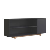 Rack TV 50 "" B75.088 Negro 135x56x36 cm