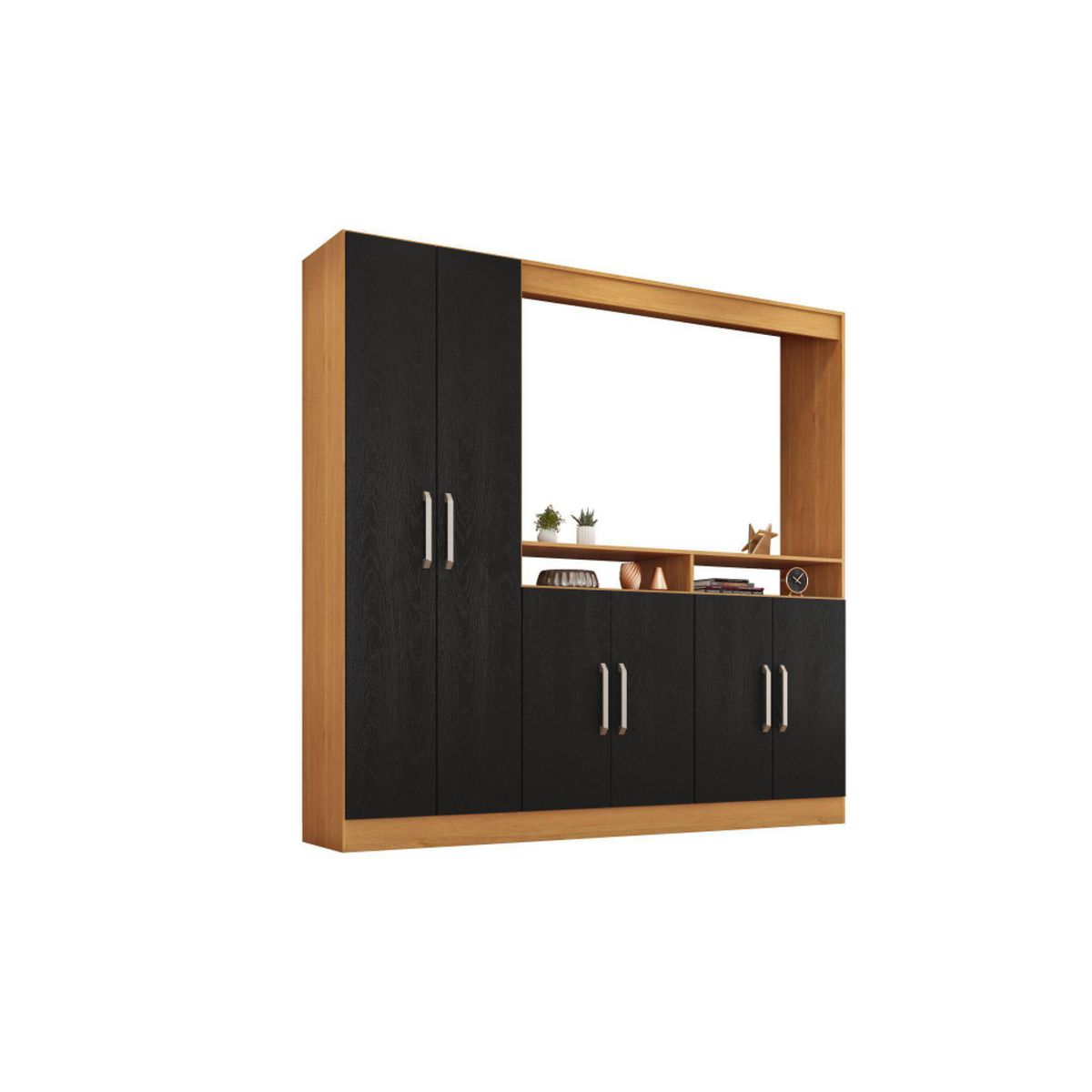 BE DESIGN - Rack TV 50 " 8640600280 Negro caramelo 169x174.3x37.5 cm