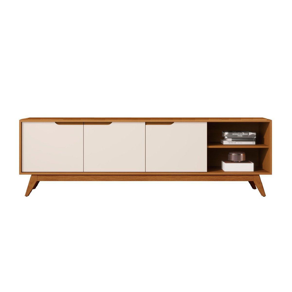 BE DESIGN - Rack TV 60 " 32767 Caramelo perla 180x54.5x43 cm