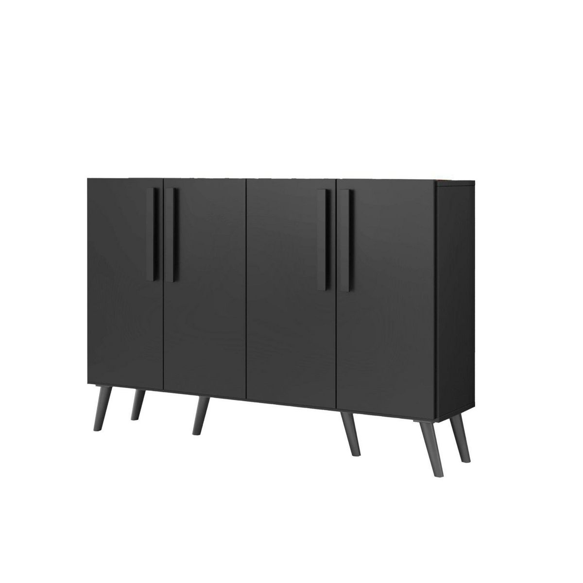 BE DESIGN - Buffet MP3606.0005 Negro 123x32x85 cm