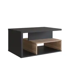 BE DESIGN - Mesa de centro B92.089 Negro castaño 45x67.5x37.5 cm