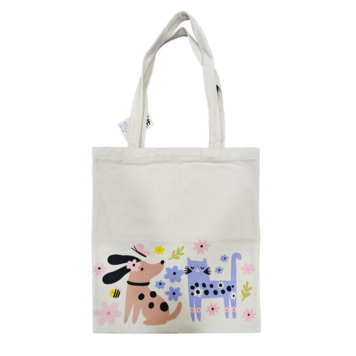 JUST HOME COLLECTION - Bolsa reutilizable con diseño mascotas