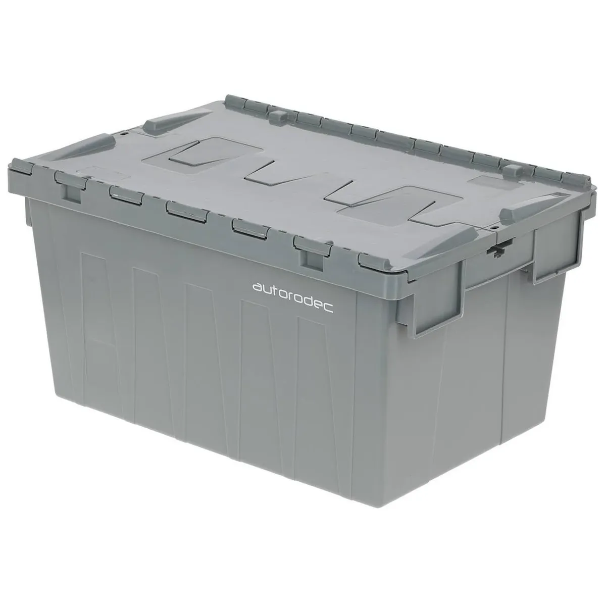 WENCO - Caja Logística Abisagrada 60x31.5x40 cm 56 l Gris