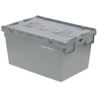 Caja Logística Abisagrada 60x31.5x40 cm 56 l Gris