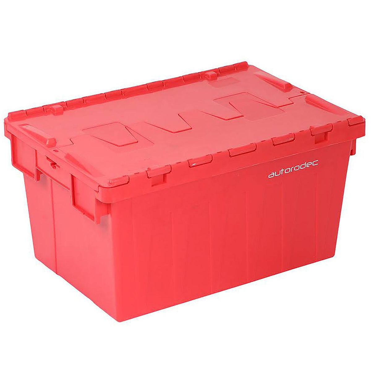 AUTORODEC - Caja Logística Abisagrada 60x31.5x40 cm 56 l Rojo