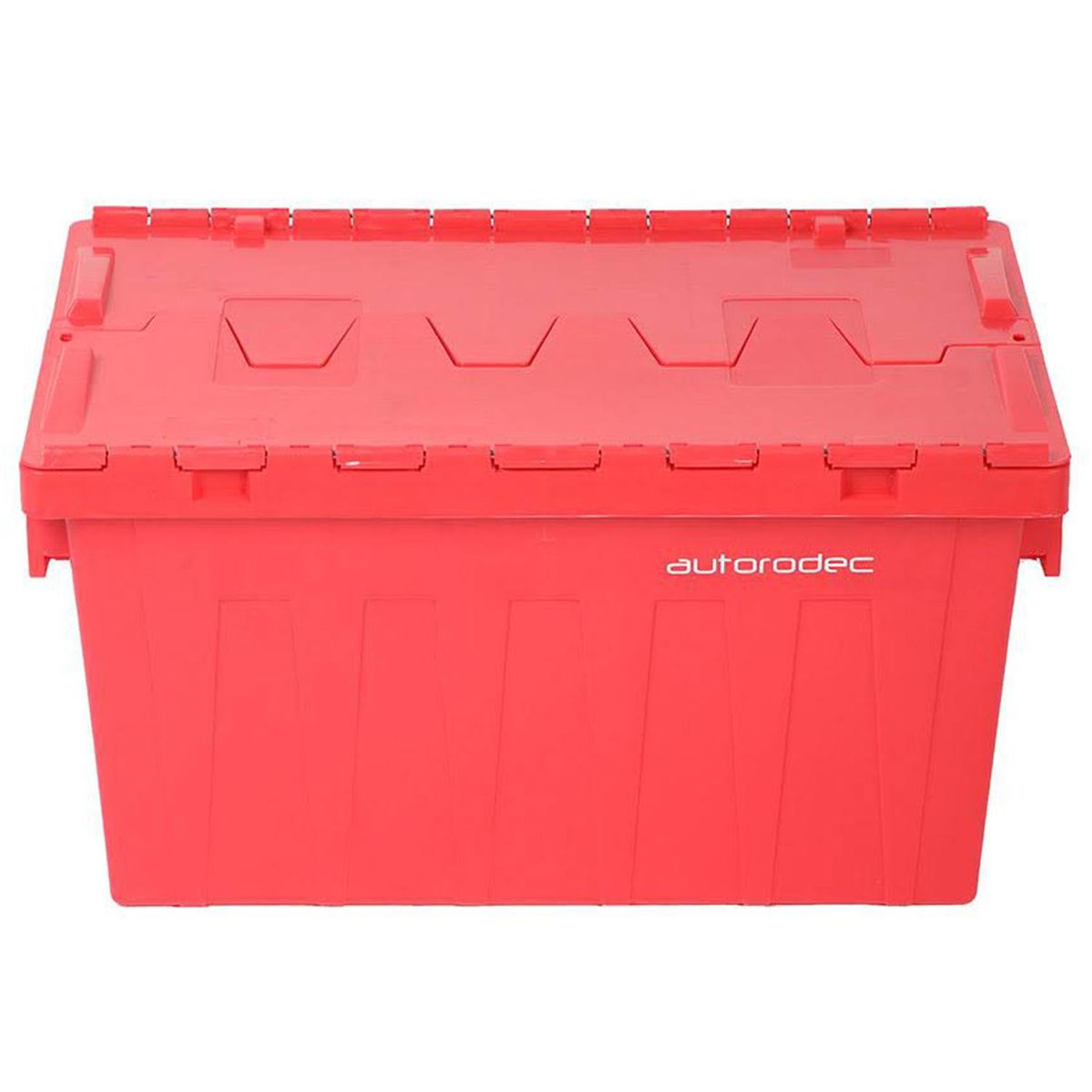 AUTORODEC - Caja Logística Abisagrada 60x31.5x40 cm 56 l Rojo