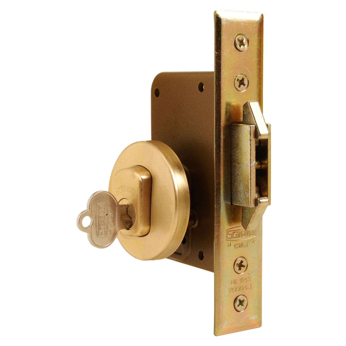 SCANAVINI - Cerradura Embutida Bronce