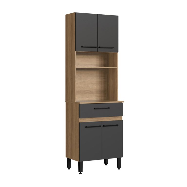 Mueble Kit Cocina 60 Cm 4 Puertas Con Cajón