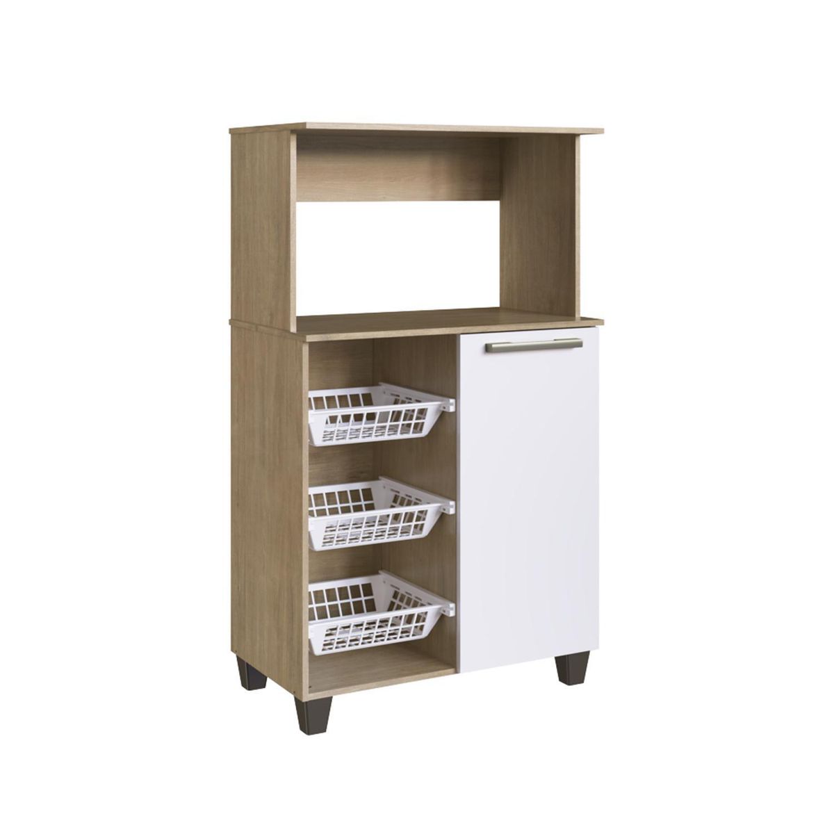 AMUV - Mueble cocina para microondas Habana con frutera 115x68x38