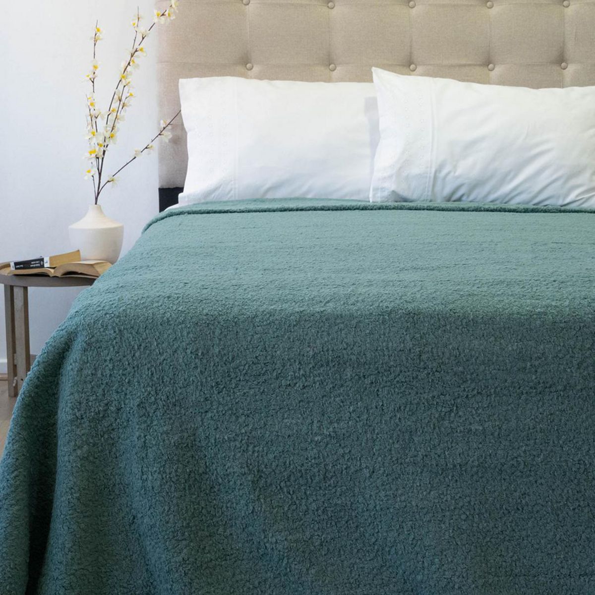 DORAL - Frazada Deluxe King Verde