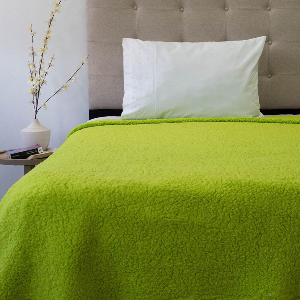 DORAL - Frazada Deluxe 1.5 plazas Verde