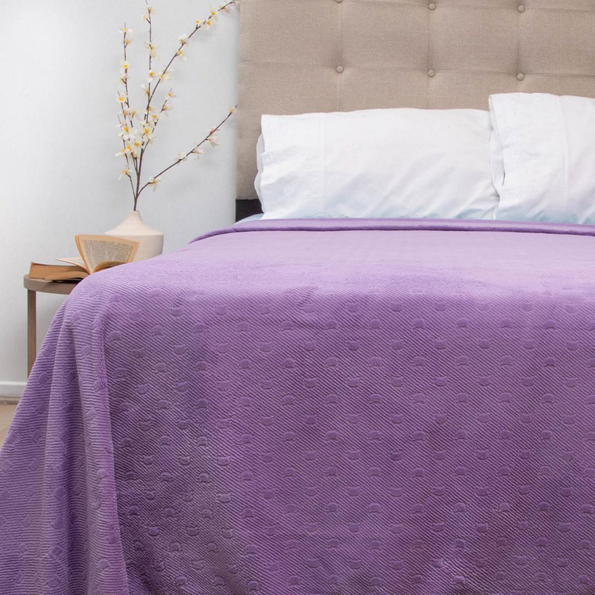 DORAL - Frazada Deluxe 2 plazas Lila