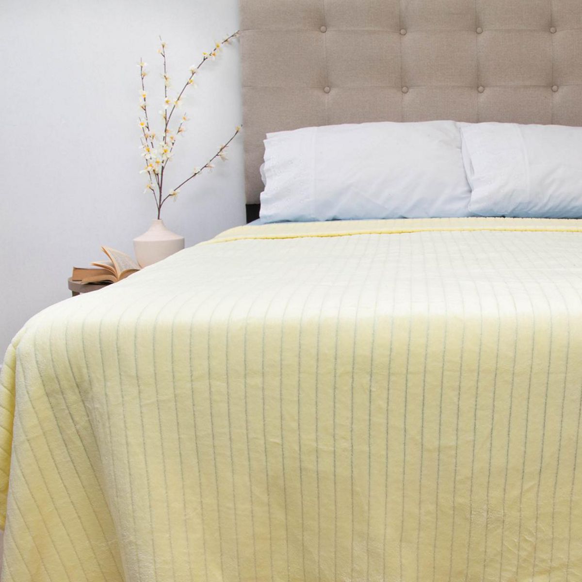 DORAL - Frazada Deluxe 2 plazas Amarillo