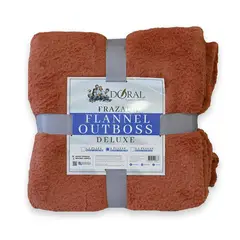 DORAL - Frazada Deluxe 2 plazas Salmon