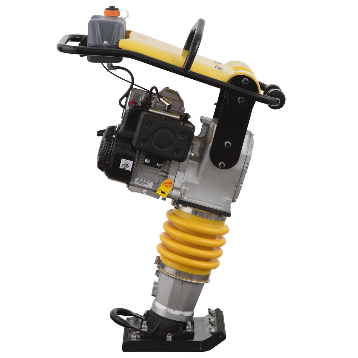 GENERICO - Vibropisón Motor Bencinero 4 hp Base Plato 300 x 280 mm Fuerza 12 kn