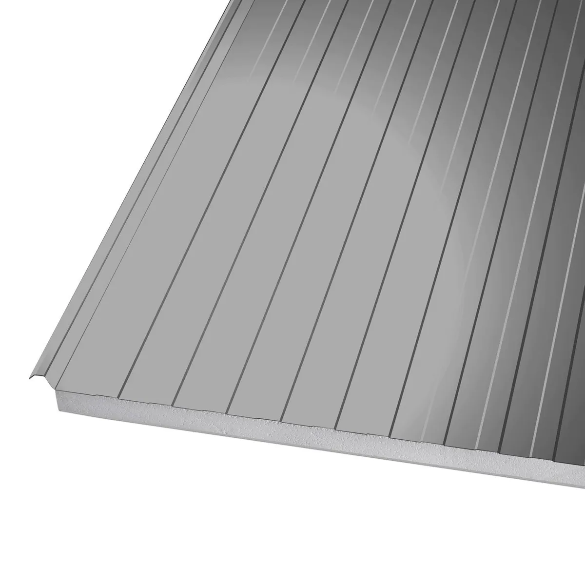 CINTAC - Panel Zincpol Zincalum - poliestireno 114x250 cm 2 cm zincalum