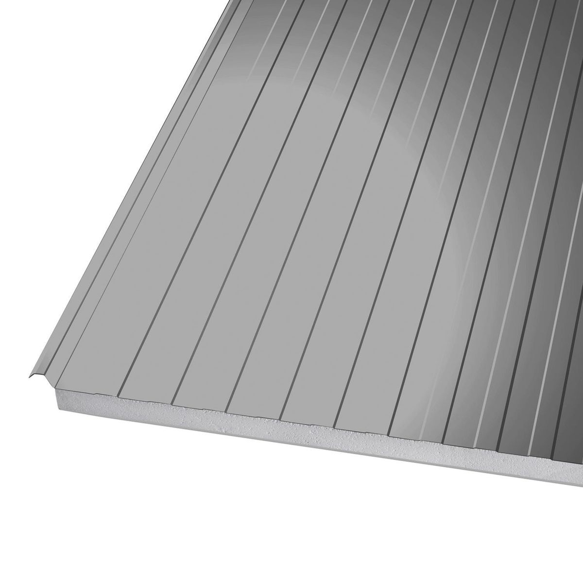 CINTAC - Panel Zincpol Zincalum - poliestireno 114x366 cm 2 cm zincalum