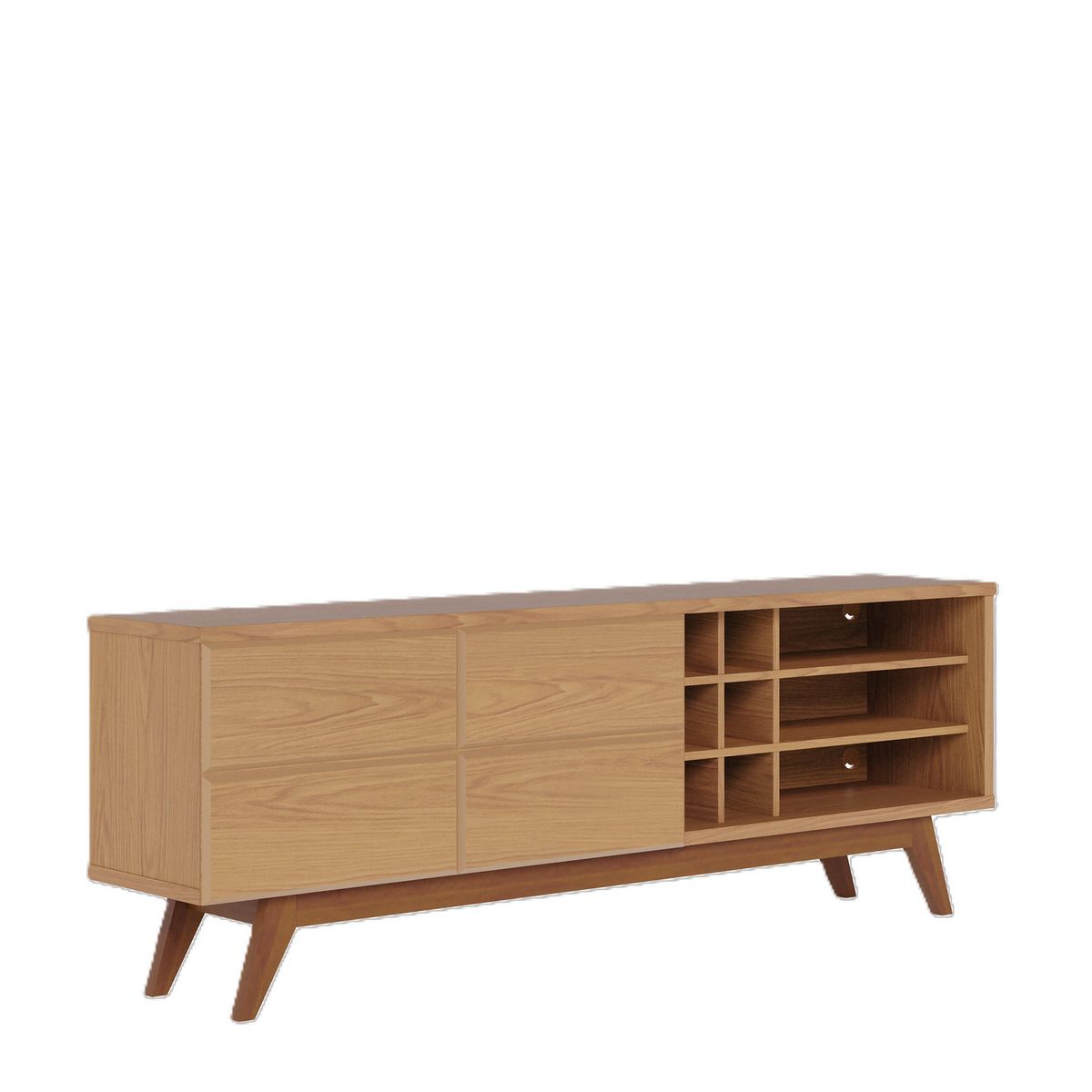 DI PORETTI - Rack TV 75 " Noronha Café 180x64.2x36.5 cm
