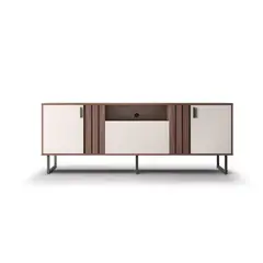 DI PORETTI - Rack TV 70 " Jurua Café oscuro 180x64x403 cm