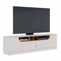 DI PORETTI - Rack TV 75 " Santorini Blanco 200x55.8x38 cm