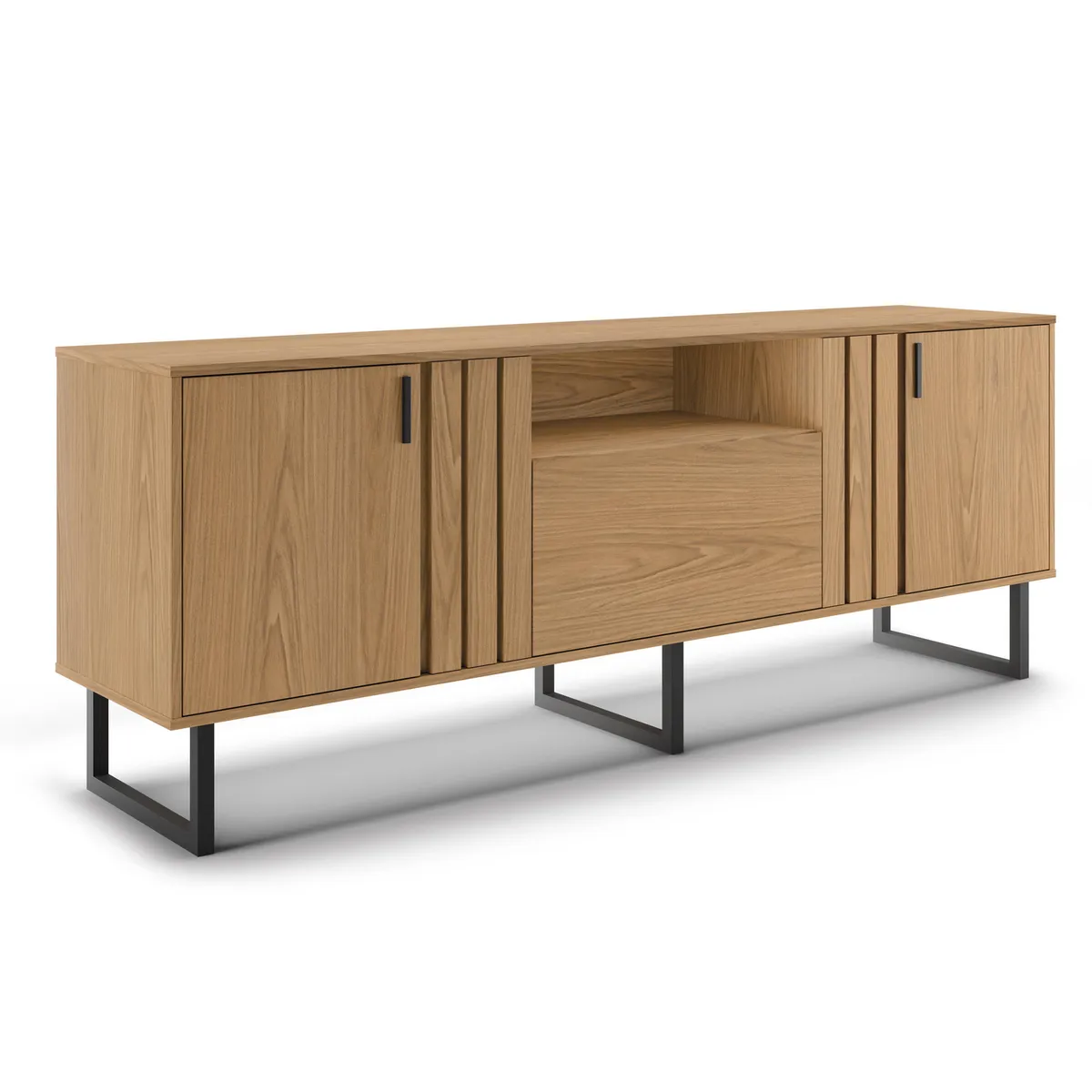 DI PORETTI - Rack TV 70 " Jurua Café 180x64x40.3 cm