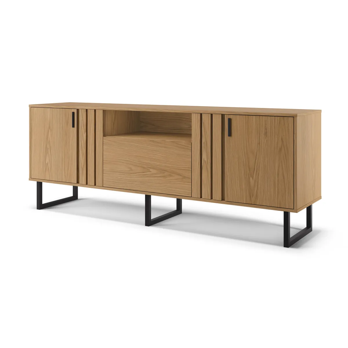 DI PORETTI - Rack TV 70 " Jurua Café 180x64x40.3 cm