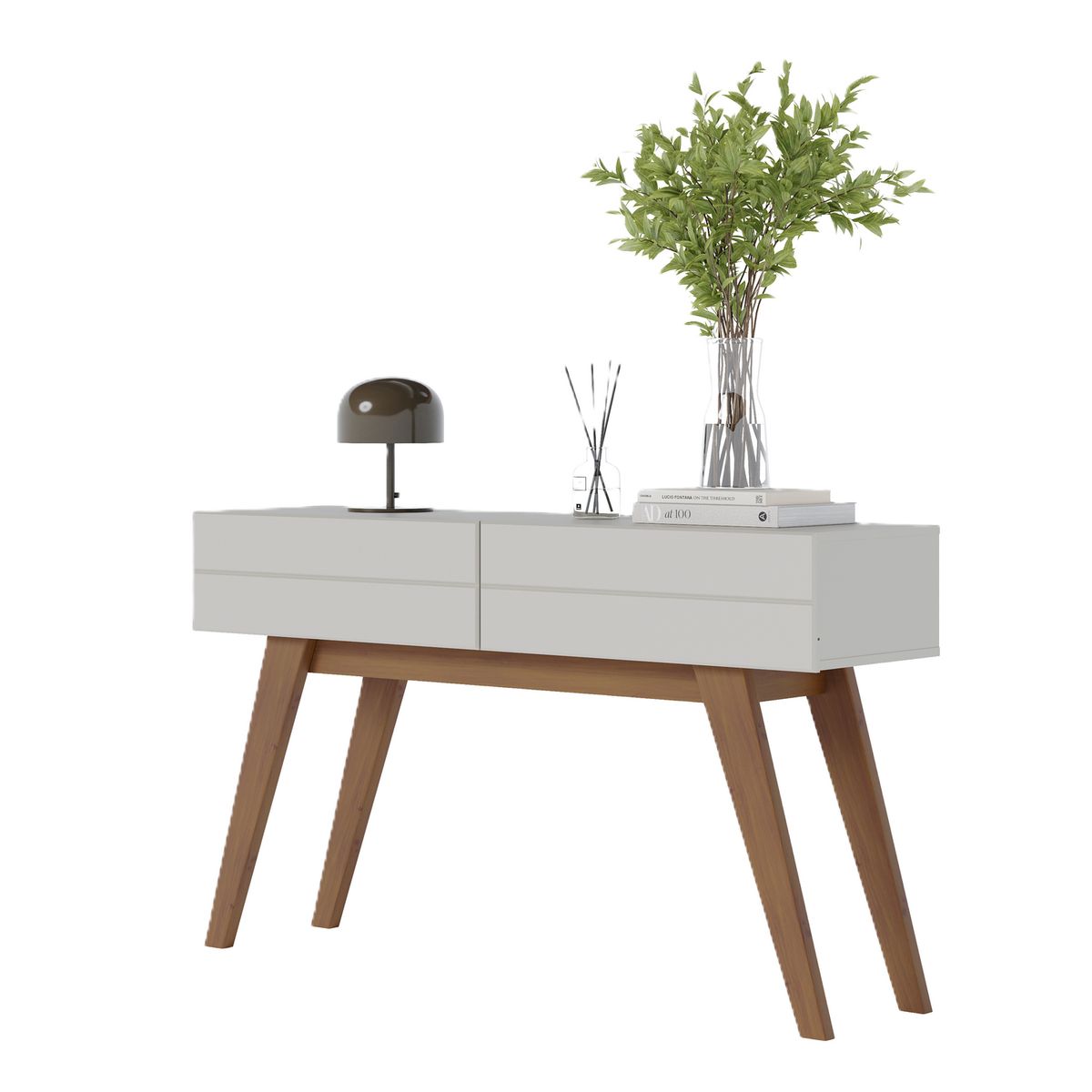 DI PORETTI - Arrimo Noronha Blanco 36.5x163.1x79.5 cm